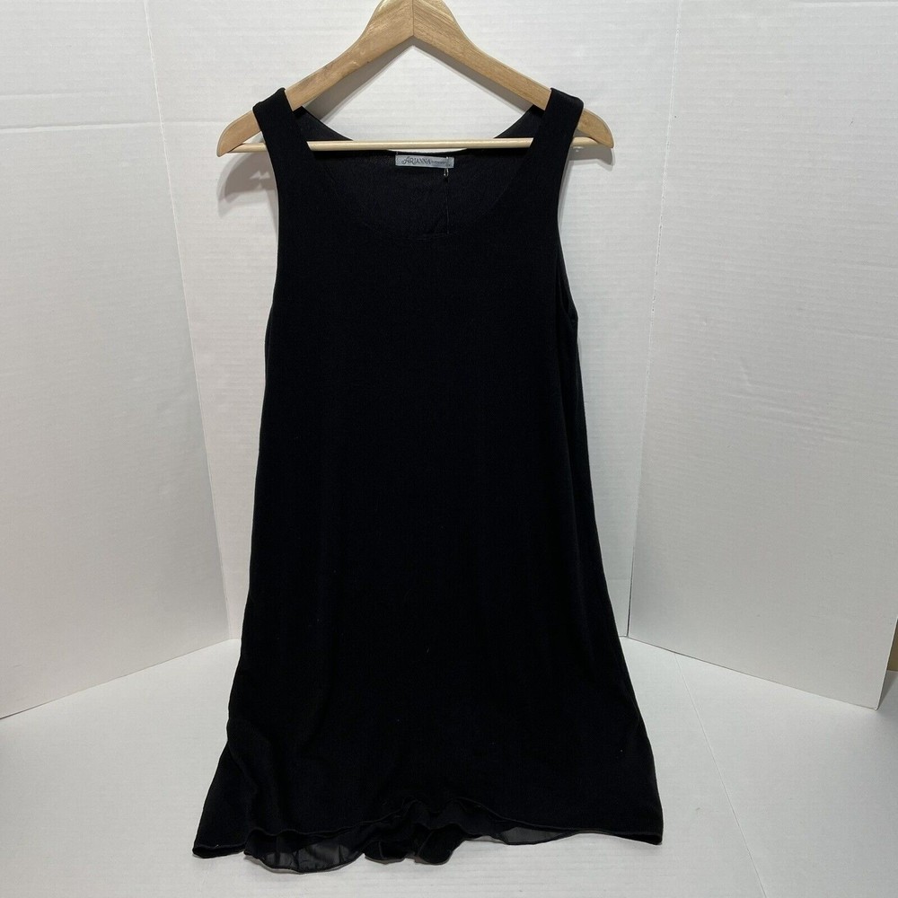 New Arianna By Howard’s Womens Black Dress, Small/Medium, Sleeveless, NWT